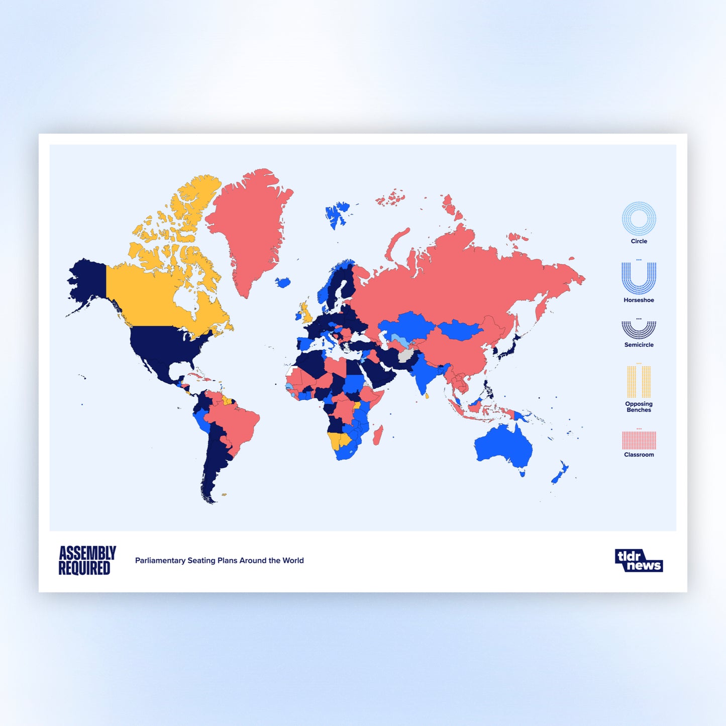 Assembly Required: Parliamentary Seating Plans Around the World