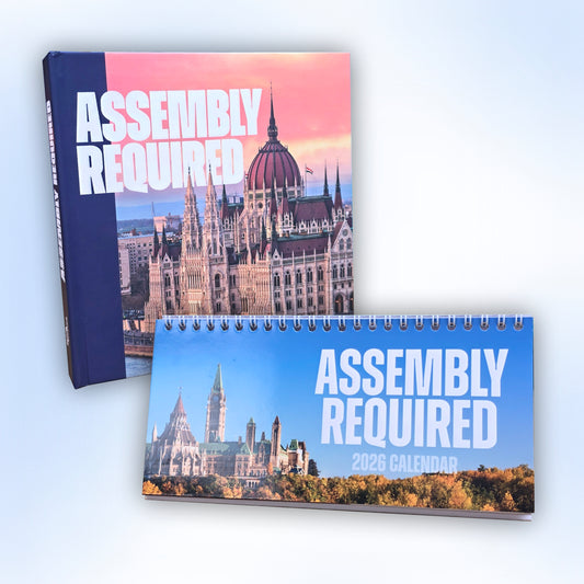 Assembly Required (Hardback) & Desk Calendar Bundle
